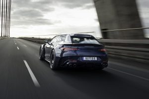 Brabus Rocket GTS Deep Blue Shooting Brake Tuning Karosseriebau Bodkyit Felgen Leistungssteiferung Fahrwerk Innenraum-Veredelung Mercedes-AMG SL R232 Hypercar