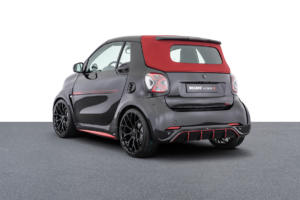 Brabus Ultimate E Facelift Neuheit Smart EQ Fortwo Cabrio Elektroauto Tuning Leistungssteigerung Bodykit