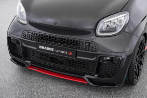 Brabus Ultimate E Facelift Neuheit Smart EQ Fortwo Cabrio Elektroauto Tuning Leistungssteigerung Bodykit