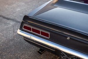 Chevrolet Camaro Coupé 1969 Restomod Tuning Custom LS3-V8 Getriebe Chassis Fahrwerk Tieferlegung Bremsen Felgen Innenausstattung USA Muscle Car Oldtimer Klassiker Auktion Bring a Trailer