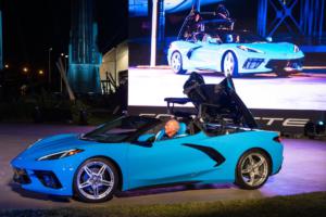 Chevrolet Corvette C8 Stingray Convertible Hardtop Cabriolet Neuheit Mittelmotor Sportwagen US-Car Livebild