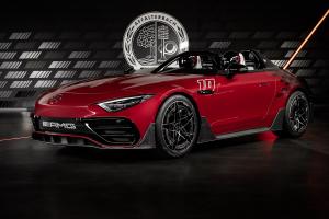 Concept Mercedes-AMG PureSpeed Studie Roadster Rennwagen Kleinserie Mythos-Serie Neuheit Premiere Sportwagen