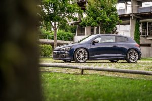 Cor.Speed Sports Wheels VW Scirocco Tuning Felgen Kharma Flow Forged Fahrwerk Tieferlegung Diffusor Abgasanlage