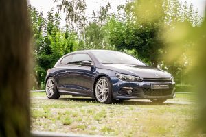 Cor.Speed Sports Wheels VW Scirocco Tuning Felgen Kharma Flow Forged Fahrwerk Tieferlegung Diffusor Abgasanlage