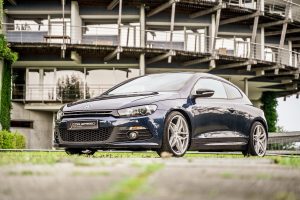 Cor.Speed Sports Wheels VW Scirocco Tuning Felgen Kharma Flow Forged Fahrwerk Tieferlegung Diffusor Abgasanlage