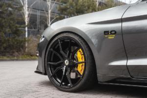 DD Customs Tuning Ford Mustang GT Convertible LAE Facelift Felgen Räder Schmidt Drago Tieferlegung Fahrwerk Leistungssteigerung Abgasanlage