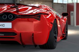 DMC Tuning Lamborghini Aventador-Nachfolger Revuelto Designretusche Entwurf Supersportwagen V12 Hybrid