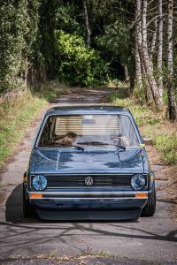 VW Golf 1 GL Azorenblau 