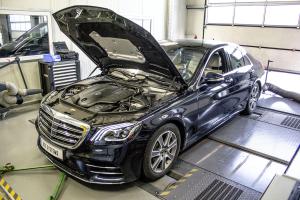 Mercedes-Benz im S 450 EQ von DTE Systems