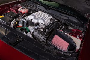 Dodge Challenger SRT Hellcat Tuning Leistungssteigerung Differenzialverstärkung Fahrwerk Carbon-Karosserieteile US-Muscle Car Coupe Drag Racing