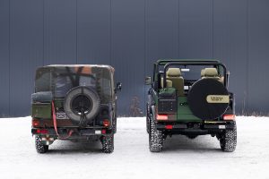 Expedition-Motor-Company-EMC-Restomod-Wolf-Mercedes-Benz-620-GE-Camouflage-Optik-Felgen-Fahrwerk-LS3-V8-Ottomotor-Automatikgetriebe-Innenraum-Upgrade-Gelaendewagen-Allradantrieb-Militaer-05