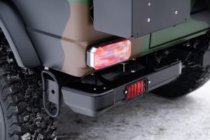 Expedition Motor Company EMC Restomod Wolf Mercedes-Benz 620 GE Camouflage Optik Felgen Fahrwerk LS3 V8 Ottomotor Automatikgetriebe Innenraum Upgrade Geländewagen Allradantrieb Militär