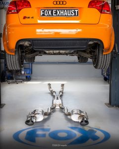 FOX Eshaust Systems Tuning Abgasanlage Audi RS 4 Avant B7 Topmodell Achtzylinder