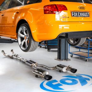 FOX Eshaust Systems Tuning Abgasanlage Audi RS 4 Avant B7 Topmodell Achtzylinder