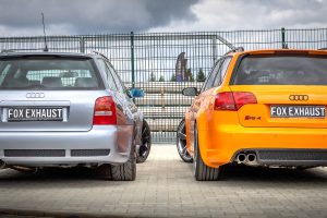 FOX Eshaust Systems Tuning Abgasanlage Audi RS 4 Avant B7 Topmodell Achtzylinder