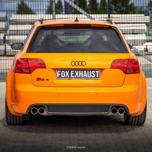 FOX Eshaust Systems Tuning Abgasanlage Audi RS 4 Avant B7 Topmodell Achtzylinder
