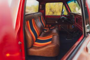 Fat Fender Garage Ford F-250 Ranger 4x4 Highboy Restomod Tuning SEMA Show 2024 Pick-up Truck Motor Fahrwerk Felgen Innenausstattung