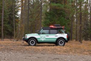 Ford Bronco + Filson Wildland Fire Rig Concept Studie Geländewagen Wald-Feuerwehrauto