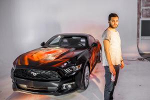 Ford Mustang Coupe Comic Artcar
