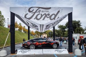 Ford Mustang Coupe Comic Artcar