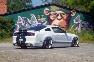 Ford Mustang GT S197 Tuning Abgasanlage Luftfahrwerk Felgen US-Muscle Car Coupé