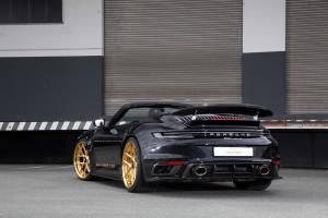 Friedrich Performance Manufaktur Porsche 911 Turbo S Cabriolet 992 Tuning Leistungssteigerung Abgasanlage Getriebe-Upgrade Carbon-Bodykit Felgen Fahrwerk