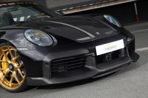 Friedrich Performance Manufaktur Porsche 911 Turbo S Cabriolet 992 Tuning Leistungssteigerung Abgasanlage Getriebe-Upgrade Carbon-Bodykit Felgen Fahrwerk