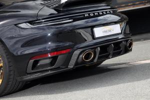 Friedrich Performance Manufaktur Porsche 911 Turbo S Cabriolet 992 Tuning Leistungssteigerung Abgasanlage Getriebe-Upgrade Carbon-Bodykit Felgen Fahrwerk