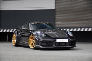 Friedrich Performance Manufaktur Porsche 911 Turbo S Coupé 992 Tuning Leistungssteigerung Abgasanlage Getriebe-Upgrade Carbon-Bodykit Felgen Fahrwerk
