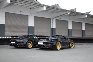 Friedrich Performance Manufaktur Porsche 911 Turbo S Coupé Cabriolet 992 Tuning Leistungssteigerung Abgasanlage Getriebe-Upgrade Carbon-Bodykit Felgen Fahrwerk