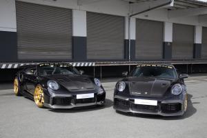 Friedrich Performance Manufaktur Porsche 911 Turbo S Coupé Cabriolet 992 Tuning Leistungssteigerung Abgasanlage Getriebe-Upgrade Carbon-Bodykit Felgen Fahrwerk