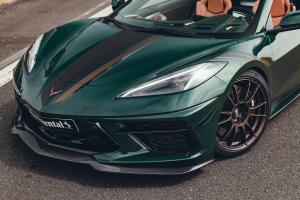 GeigerCars.de Chevrolet Corvette C8 Stingray 45th Limited Edition Carbon-Bodykit Felgen Design Folierung Fahrwerk Leistungssteigerung Bremsen-Upgrade