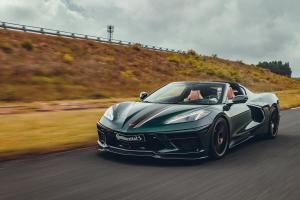 GeigerCars.de Chevrolet Corvette C8 Stingray 45th Limited Edition Carbon-Bodykit Felgen Design Folierung Fahrwerk Leistungssteigerung Bremsen-Upgrade