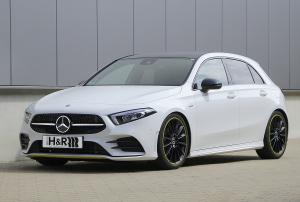 H&R Mercedes A 250 Tieferlegung Fahrwerksfedern Spurverbreiterung Tuning