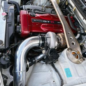 HK-Power Nissan Skyline GT-R R34 Tuning Motor-Upgrade Single-Turbo Gewindefahrwerk