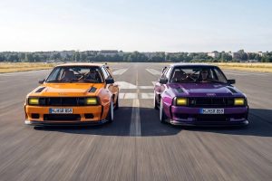 HSR Manufaktur Type 859 Sport quattro Tribut Reinkarnation Turbo-Fünfzylinder Leichtbau Carbon limitiert Audi Coupé B2