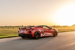 Hennessey Corvette C8 Convertible H700 Tuning Leistungssteigerung Kompressor-Aufladung Felgen Folierung US-Car Sportwagen