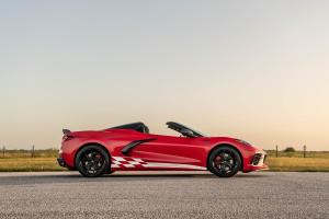 Hennessey Corvette C8 Convertible H700 Tuning Leistungssteigerung Kompressor-Aufladung Felgen Folierung US-Car Sportwagen