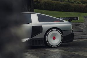 Hyundai N Vision 74 Concept Serienfertigung Wasserstoff Brennstoffzellen-Elektrofahrzeug Sportwagen Coupé