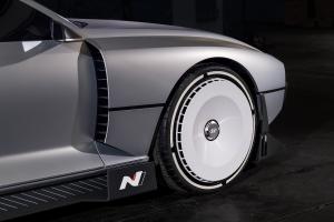 Hyundai N Vision 74 Concept Serienfertigung Wasserstoff Brennstoffzellen-Elektrofahrzeug Sportwagen Coupé