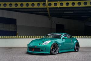 Der Übergang zum Rennwagen ist oft fließend: Dieses straßenzugelassene Nissan 350Z-Tracktool wurde auch schon in der German Time Attack Masters eingesetzt.