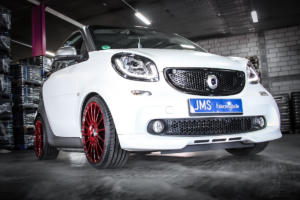 JMS Fahrzeugteile Smart Fortwo 453 Tuning Felgen OZ Superturismo GT Gewindefahrwerk
