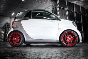 JMS Fahrzeugteile Smart Fortwo 453 Tuning Felgen OZ Superturismo GT Gewindefahrwerk