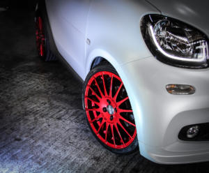 JMS Fahrzeugteile Smart Fortwo 453 Tuning Felgen OZ Superturismo GT Gewindefahrwerk