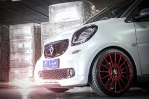 JMS Fahrzeugteile Smart Fortwo 453 Tuning Felgen OZ Superturismo GT Gewindefahrwerk