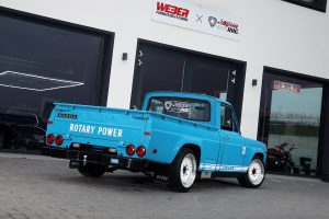 JapanWerk RHG Mazda Repu Tuning Pick-up Wankelmotor Felgen Tieferlegung Leistungssteigerung Weber Fahrzeugtechnik