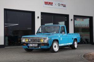JapanWerk RHG Mazda Repu Tuning Pick-up Wankelmotor Felgen Tieferlegung Leistungssteigerung Weber Fahrzeugtechnik