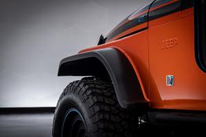 Jeep CJ Surge Concept SEMA Show 2022 Las Vegas Studie Elektroauto Gelaendewagen