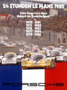 Motorsport, 50 Jahre Porsche-Gesamtsiege in Le Mans
