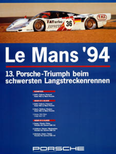 Motorsport, 50 Jahre Porsche-Gesamtsiege in Le Mans
